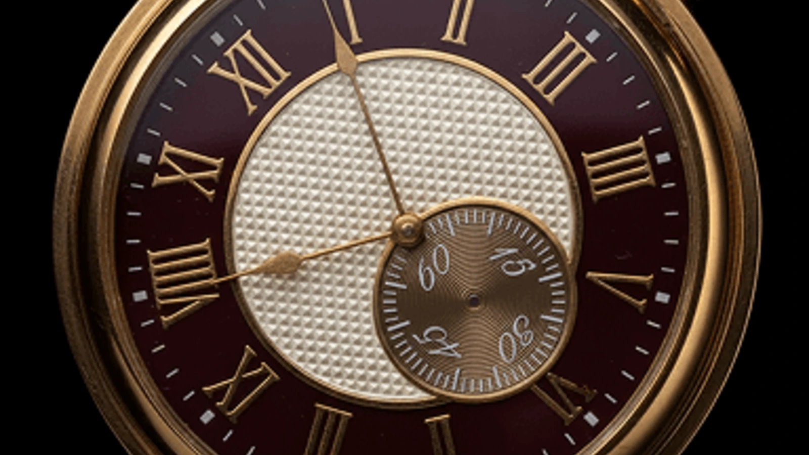 Vintage pocket watch dial